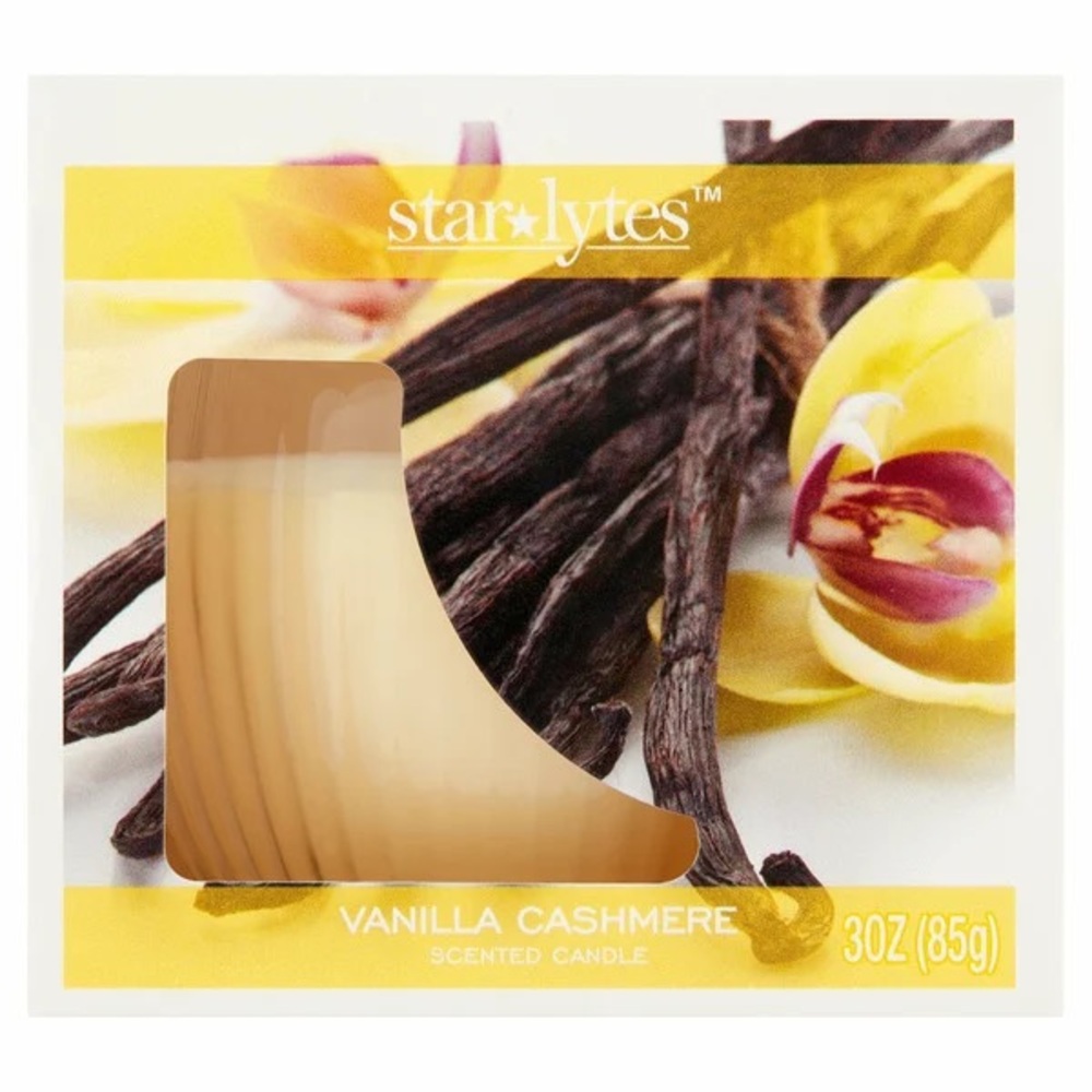 StarLytes Vanilla Cashmere Scented Candle 3 oz